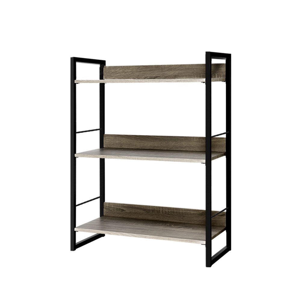 Emily Home Office Study Bookshelf Display Shelves Metal Bookcase Wall Storage