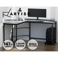 Load image into Gallery viewer, Artiss Corner Computer Desk L-Shaped Student Home Office Study Table Workstation
