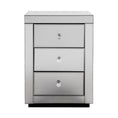 Load image into Gallery viewer, Artiss Mirrored Bedside table Drawers Furniture Mirror Glass Presia Smoky Grey
