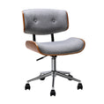 Load image into Gallery viewer, Artiss Wooden Fabric Office Chair Grey
