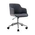 Load image into Gallery viewer, Artiss Wooden Office Chair Computer Gaming Chairs Executive Fabric Grey
