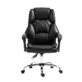 Load image into Gallery viewer, Artiss Executive Office Chair Leather Gaming Computer Desk Chairs Recliner Black
