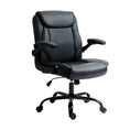 Load image into Gallery viewer, Artiss Office Chair Leather Computer Desk Chairs Executive Gaming Study Black
