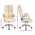 Load image into Gallery viewer, Emily Kea Executive Office Chair Leather Beige
