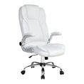 Load image into Gallery viewer, Artiss Kea Executive Office Chair Leather White
