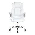 Load image into Gallery viewer, Artiss Kea Executive Office Chair Leather White

