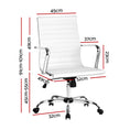 Load image into Gallery viewer, Artiss Gaming Office Chair Computer Desk Chairs Home Work Study White Mid Back
