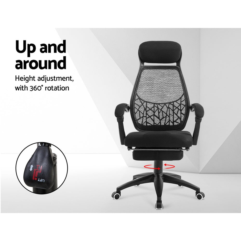 Emily Gaming Office Chair Computer Desk Chair Home Work Study Black