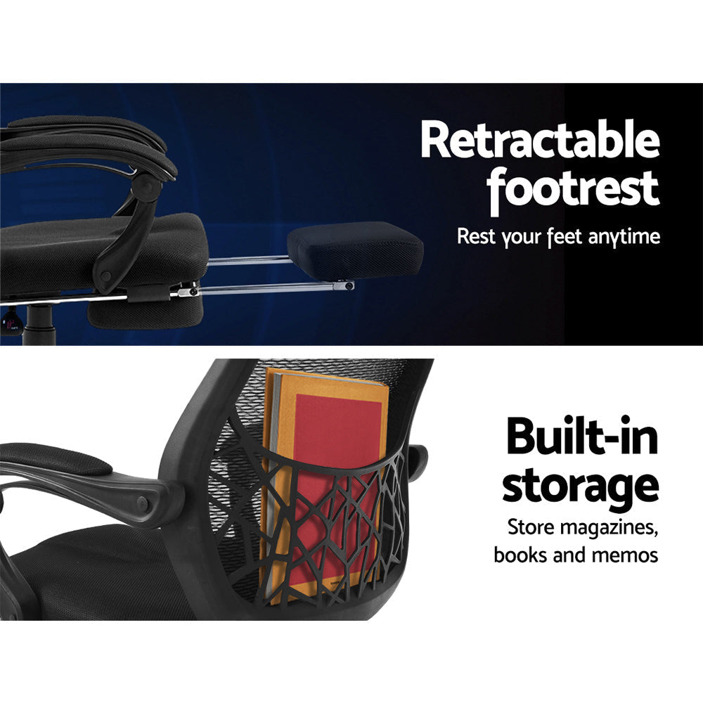 Emily Gaming Office Chair Computer Desk Chair Home Work Study Black