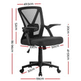 Load image into Gallery viewer, Artiss Gaming Office Chair Mesh Computer Chairs Swivel Executive Mid Back Black
