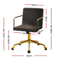 Load image into Gallery viewer, Velvet Office Chair Executive Computer Chairs Adjustable Desk Chair Armchair
