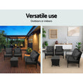 Load image into Gallery viewer, Gardeon Outdoor Furniture Lounge Table Chairs Garden Patio Wicker Sofa Set
