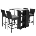 Load image into Gallery viewer, Gardeon Outdoor Bar Set Table Stools Furniture Dining Chairs Wicker Patio Garden
