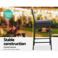 Load image into Gallery viewer, Gardeon Outdoor Bar Set Table Stools Furniture Dining Chairs Wicker Patio Garden
