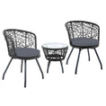 Load image into Gallery viewer, Gardeon Outdoor Patio Chair and Table - Black
