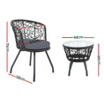 Load image into Gallery viewer, Gardeon Outdoor Patio Chair and Table - Black
