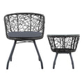 Load image into Gallery viewer, Andy Outdoor Patio Chair and Table - Black
