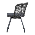 Load image into Gallery viewer, Andy Outdoor Patio Chair and Table - Black
