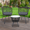 Load image into Gallery viewer, Andy Outdoor Patio Chair and Table - Black
