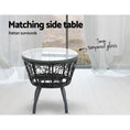 Load image into Gallery viewer, Andy Outdoor Patio Chair and Table - Black
