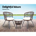 Load image into Gallery viewer, Andy Outdoor Patio Chair and Table - Brown
