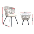 Load image into Gallery viewer, Gardeon Outdoor Patio Chair and Table - Grey
