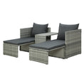 Load image into Gallery viewer, Gardeon Sun Lounge Wicker Lounger Patio Furniture Outdoor Setting Day Bed Garden
