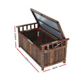 Load image into Gallery viewer, Gardeon Outdoor Storage Box Wooden Garden Bench Chest Toy Tool Sheds Furniture
