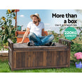 Load image into Gallery viewer, Gardeon Outdoor Storage Box Wooden Garden Bench Chest Toy Tool Sheds Furniture
