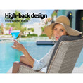 Load image into Gallery viewer, Gardeon Recliner Chair Sun lounge Outdoor Setting Patio Furniture Wicker Sofa
