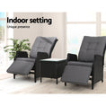 Load image into Gallery viewer, Gardeon Recliner Chairs Sun lounge Setting Outdoor Furniture Patio Wicker Sofa
