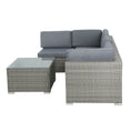 Load image into Gallery viewer, Gardeon 5-Piece Outdoor Furniture Sofa Set Wicker Lounge Setting Table Chairs
