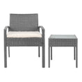 Load image into Gallery viewer, Gardeon 3-piece Outdoor Set - Grey
