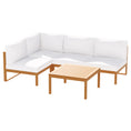 Load image into Gallery viewer, Gardeon 5PCS Outdoor Sofa Set 4-Seater Couch Lounge Setting Acacia Wood
