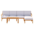 Load image into Gallery viewer, Gardeon 6pcs Outdoor Sofa Set 5-Seater Couch Lounge Setting Acacia wood
