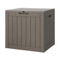 Load image into Gallery viewer, Gardeon Outdoor Storage Box 118L Container Lockable Indoor Garden Toy Tool Shed Grey
