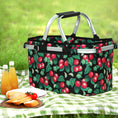 Load image into Gallery viewer, Alfresco Picnic Bag Basket Folding Large Hamper Camping Hiking Insulated
