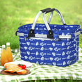 Load image into Gallery viewer, Alfresco Picnic Bag Basket FoldingHamper Camping Hiking Insulated
