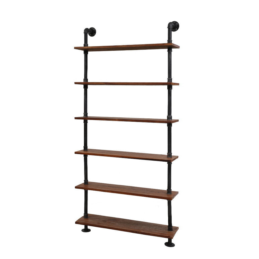 Emily Wall Shelves Display Bookshelf Rustic Vintage DIY Pipe Shelf Brackets