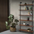 Load image into Gallery viewer, Emily Wall Shelves Display Bookshelf Rustic Vintage DIY Pipe Shelf Brackets
