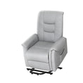 Load image into Gallery viewer, Artiss Recliner Chair Lift Assist Chair Grey Leather
