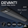 Load image into Gallery viewer, Devanti Electric Radiant Strip Heater Outdoor 2400W
