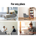Load image into Gallery viewer, Scandinavian Armchair Upholstered Lounge Accent Chair Couch Sofa Seater Grey
