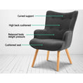 Load image into Gallery viewer, Emily  Lounge Accent Chair
