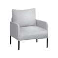 Load image into Gallery viewer, Artiss Armchair Lounge Chair Accent Chair Single Sofa Grey Linen Fabric
