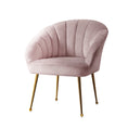 Load image into Gallery viewer, Velvet Armchair Lounge Retro Accent Chair Upholstered Couch Sofa Bedroom Seater Pink
