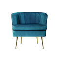 Load image into Gallery viewer, Artiss Armchair Lounge Chair Accent Armchairs Sofa Chairs Velvet Navy Blue Couch

