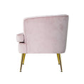 Load image into Gallery viewer, Artiss Armchair Lounge Chair Accent Armchairs Sofa Chairs Velvet Pink Couch
