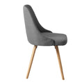Load image into Gallery viewer, Artiss Set of 2 Replica Dining Chairs Beech Wooden Timber Chair Kitchen Fabric Grey
