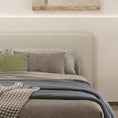 Load image into Gallery viewer, Claire Decor  Boucle Bedhead Headboard Upholstered Luxury Cushioned White - King - White
